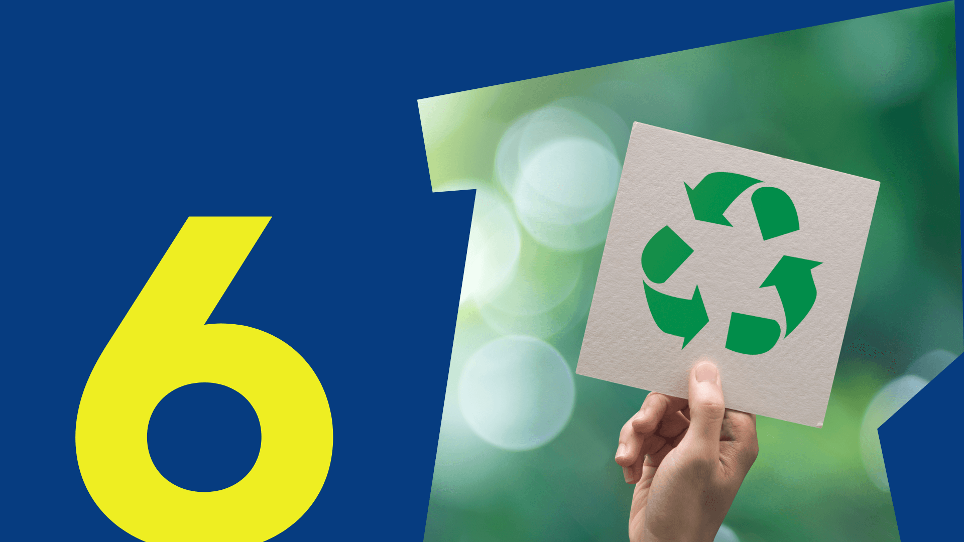 Solução sustentável e reciclável