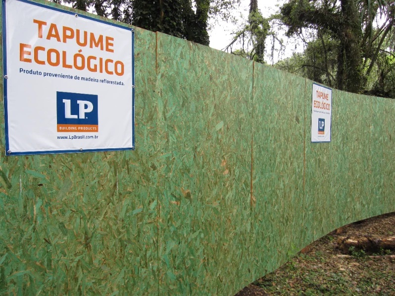 Tapume Ecológico em OSB