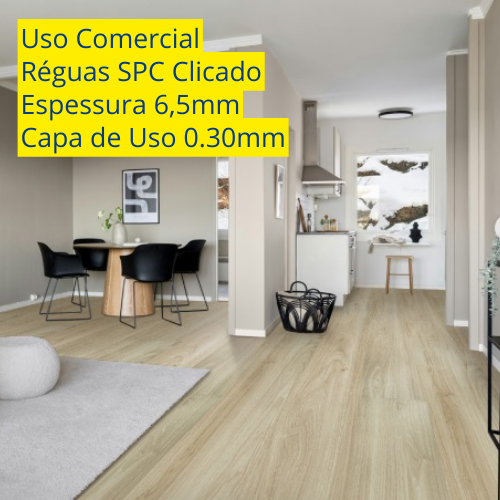 Piso Sulmódulos SPC Clicado Comercial